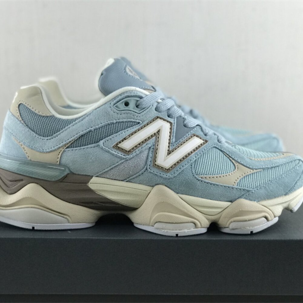 New Balance 9060 Mens Sneakers in Blue Haze and Beige - Picture 11 of 15